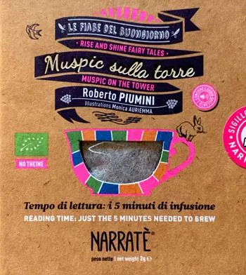 Occasione Muspic sulla torre. Tempo di lettura i 5 minuti di infusione-Muspic on the tower. The little cowboy. Reading time just the 5 minutes needed to brew. Ediz. bilingue. Con tea bag