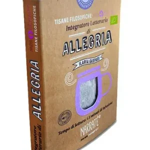 Allegria. Integratore letterario di tisane filosofiche Narratherapy. Con filtro artigianale di tisana biologica officinale made in Italy Occasione