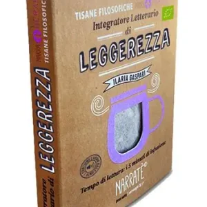Leggerezza. Integratore letterario di tisane filosofiche Narratherapy. Con filtro artigianale di tisana biologica officinale made in Italy Spedizione Espresso