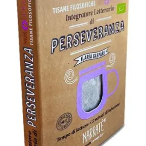 Ultime Pezzi Perseveranza. Integratore letterario di tisane filosofiche Narratherapy. Con filtro artigianale di tisana biologica officinale made in Italy