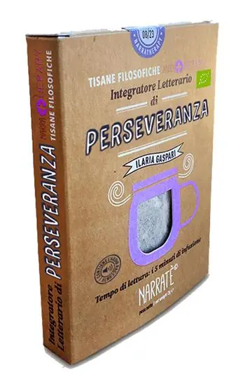 Ultime Pezzi Perseveranza. Integratore letterario di tisane filosofiche Narratherapy. Con filtro artigianale di tisana biologica officinale made in Italy