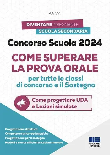 Pagamento Sicuro Concorso Scuola PNRR 2. Come superare la prova orale. Conforme al bando di 19.032 posti. Come progettare UDA e Lezioni simulate. Con espansione online
