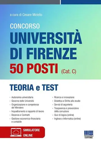 Concorso Università di Firenze 50 posti (cat. C). Teoria e test. Con espansione online Promo Stagionale