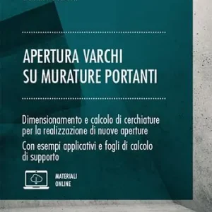 Saldi Apertura varchi su murature portanti. Con espansione online