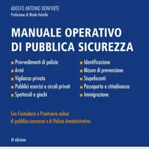 Manuale operativo di pubblica sicurezza. Con espansione online Prezzo Di Fabbrica