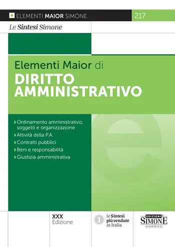 Elementi di diritto amministrativo Spedito Oggi