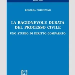 La ragionevole durata del processo civile. Uno studio di diritto comparato Prezzo Ridotto