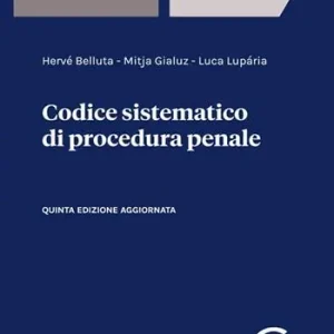 Prezzo Ridotto Codice sistematico di procedura penale