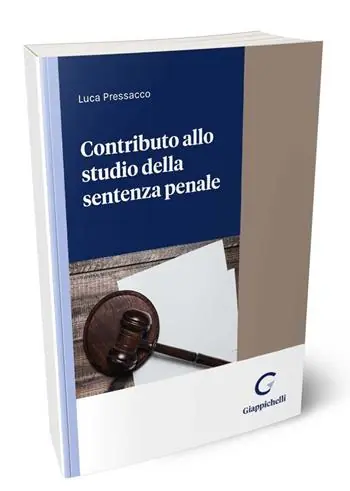 Offerta Speciale Contributo allo studio della sentenza penale