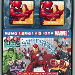 Marvel. Memo leggi e gioca. Supereroi. Ediz. a colori. Con 24 Carte Di Tendenza