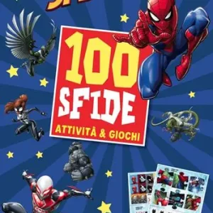 Spiderman. Marvel. 100 sfide. Attività e giochi. Sticker special color Novità