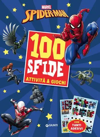 Spiderman. Marvel. 100 sfide. Attività e giochi. Sticker special color Novità