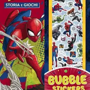 Spiderman. Bubble sticker Non Perdere