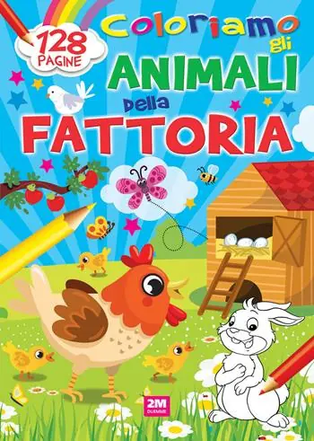 Professionale Coloriamo gli animali della fattoria. Ediz. a colori