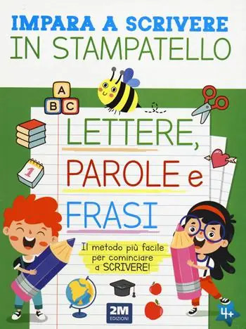 Impara a scrivere in stampatello lettere, parole e frasi Economico