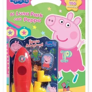 Al luna park con Peppa. Peppa Pig. Con adesivi. Ediz. a colori. Con razzo spaziale Promo Stagionale