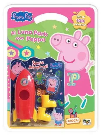 Al luna park con Peppa. Peppa Pig. Con adesivi. Ediz. a colori. Con razzo spaziale Promo Stagionale