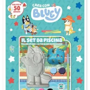 Il set da piscina. Crea con Bluey. Ediz. a colori. Con pallina splash e Bluey da dipingere Scelto Dai Clienti