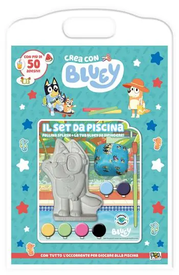 Il set da piscina. Crea con Bluey. Ediz. a colori. Con pallina splash e Bluey da dipingere Scelto Dai Clienti