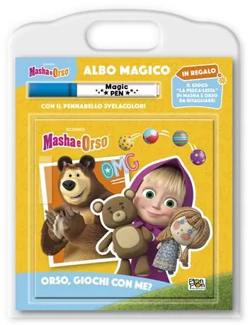 Prezzo Conveniente Orso, giochi con me? Masha e Orso. Albo magico. Ediz. a colori. Con pennarello svelacolori
