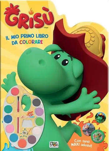 Il mio primo libro da colorare. Grisù. Ediz. a colori. Con acquerelli Nuovo Arrivo
