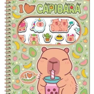 I love capibara. Puffy sticker. I love scrapbooks. Ediz. a colori. Ediz. a spirale. Con Adesivi Non Perdere