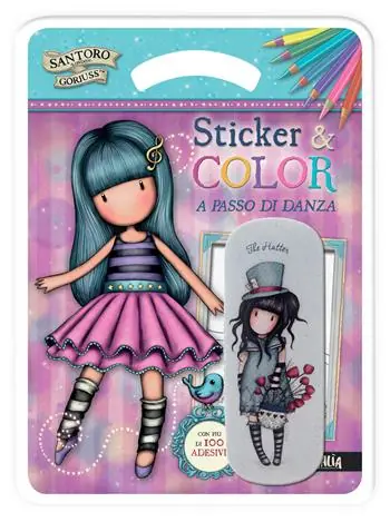 A passo di danza. Gorjuss. Sticker & color. Con adesivi. Ediz. a colori. Con custodia occhiali rigida Di Tendenza