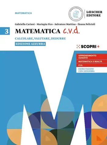 Occasione Imperdibile Matematica c.v.d. Calcolare, valutare, dedurre. Ediz. azzurra. Per le Scuole superiori. Con e-book. Con espansione online. Vol. 3