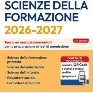 Direttamente Dal Produttore EdiTEST. Scienze della formazione. Teoria ed esercizi commentati per la preparazione ai test di ammissione. Con software di simulazione