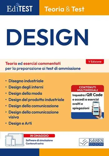 Super Prezzo EdiTEST. Design. Teoria ed esercizi commentati per la preparazione ai test di ammissione. Con software di simulazione