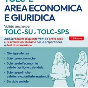 EdiTEST. Area economica e giuridica. 3000 quiz. Ampia raccolta di quesiti tratti da prove reali e 15 simulazioni d‘esame per la preparazione ai test di accesso. Con software di simulazione Spedito Oggi
