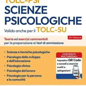 EdiTest. Scienze psicologiche TOLC-PSI. Teoria e esercizi commentati per la preparazione ai test di ammissione. Con software di simulazione Esclusivo