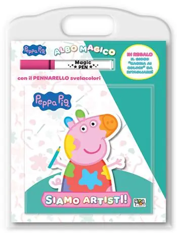 Siamo artisti! Albo magico. Peppa Pig. Ediz. a colori. Con pennarello svelacolori Prezzo Basso