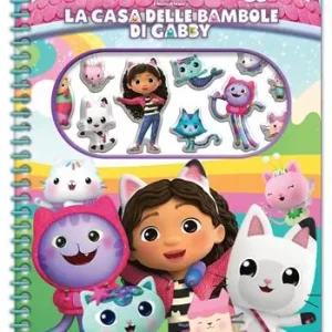 Solo Oggi Una casa zampastica. La casa delle bambole di Gabby. Puffy sticker. Ediz. a colori. Ediz. a spirale. Con Adesivi