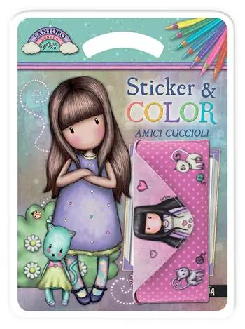 Acquista Ora Amici cuccioli. Gorjuss. Sticker & color. Con adesivi. Ediz. a colori. Con porta occhiali soft