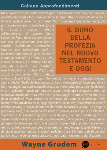 Il dono della profezia nel Nuovo Testamento e oggi Professionale