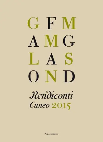 Rendiconti. Cuneo 2015 Prezzo Basso