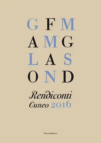 Must-Have Rendiconti. Cuneo 2016