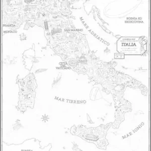 Consegna Rapida Italia. Coloring maps. Ediz. illustrata