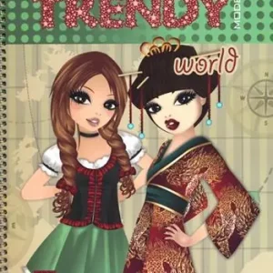 Trendy model world. Con adesivi Nuovo Arrivo