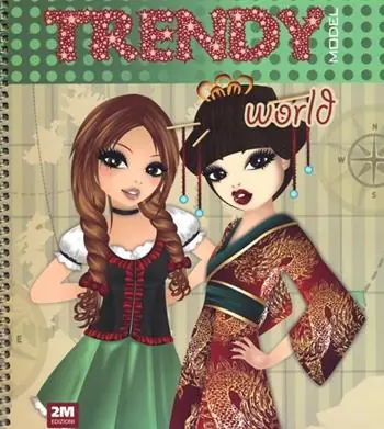 Trendy model world. Con adesivi Nuovo Arrivo