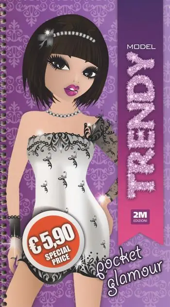 Trendy model pocket. Glamour. Con gadget Professionale