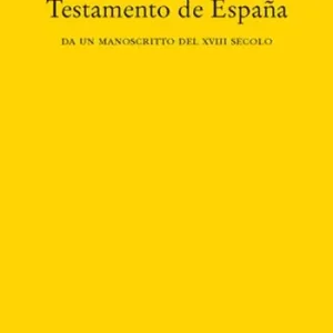 Offerta Testamento de España. Da un manoscritto del XVIII secolo