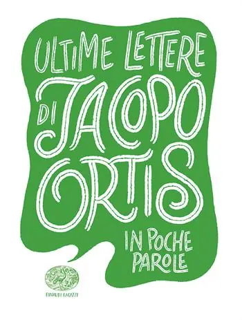 Ultimissimo Modello Ultime lettere di Jacopo Ortis