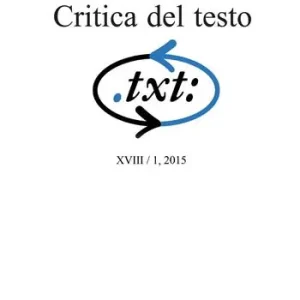 Critica del testo. Vol. 18 1 Non Perdere