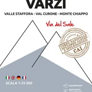 724 Varzi Valle Staffora - Val Curone - Monte Chiappo (Via del Sale). Carta escursionistica 1 25.000 Pagamento Sicuro