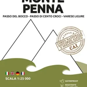Economico 715 Monte Penna. Passo del Bocco, Passo di Cento Croci, Varese Ligure 1 25.000