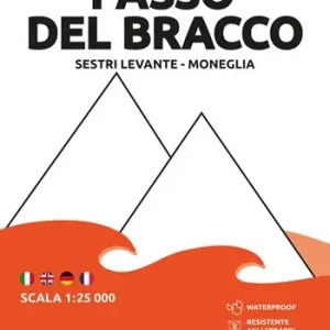 716 Passo del Bracco - Sestri Levante - Moneglia. Carta escursionistica 1 25.000. Ediz. multilingue Offerta Del Giorno