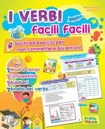 Offerta Speciale I verbi facili facili. Giochi ed esercizi per non commettere più errori. Ediz. a colori