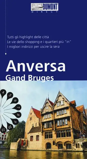 Anversa Gand Bruges. Con mappa. Con Carta geografica ripiegata Direttamente Dal Produttore